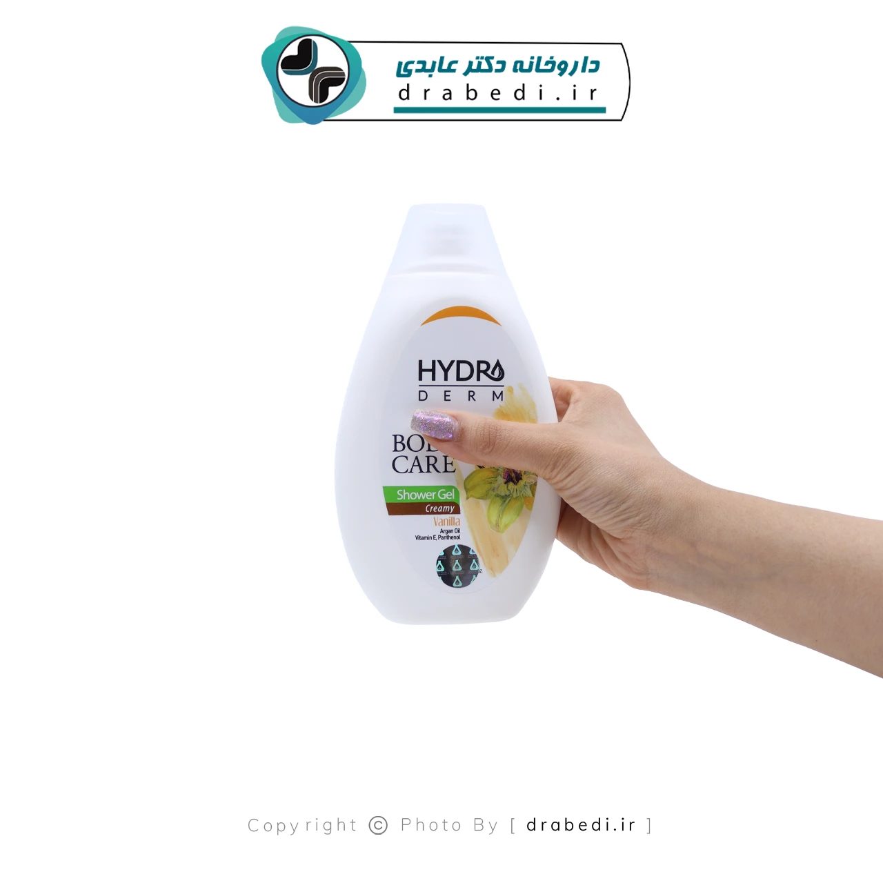 غسول جسم كريمي برائحة الفانيليا وزيت الأرغان