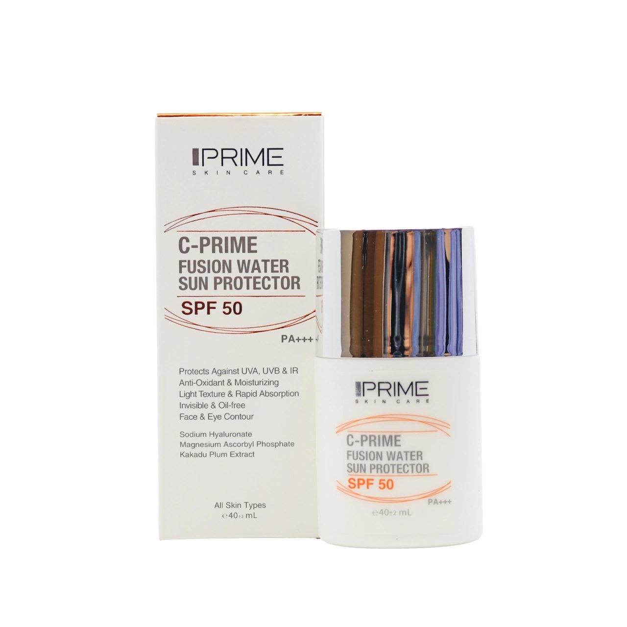 سائل واقٍ من الشمس فيوجن واتر SPF50 بفيتامين سي