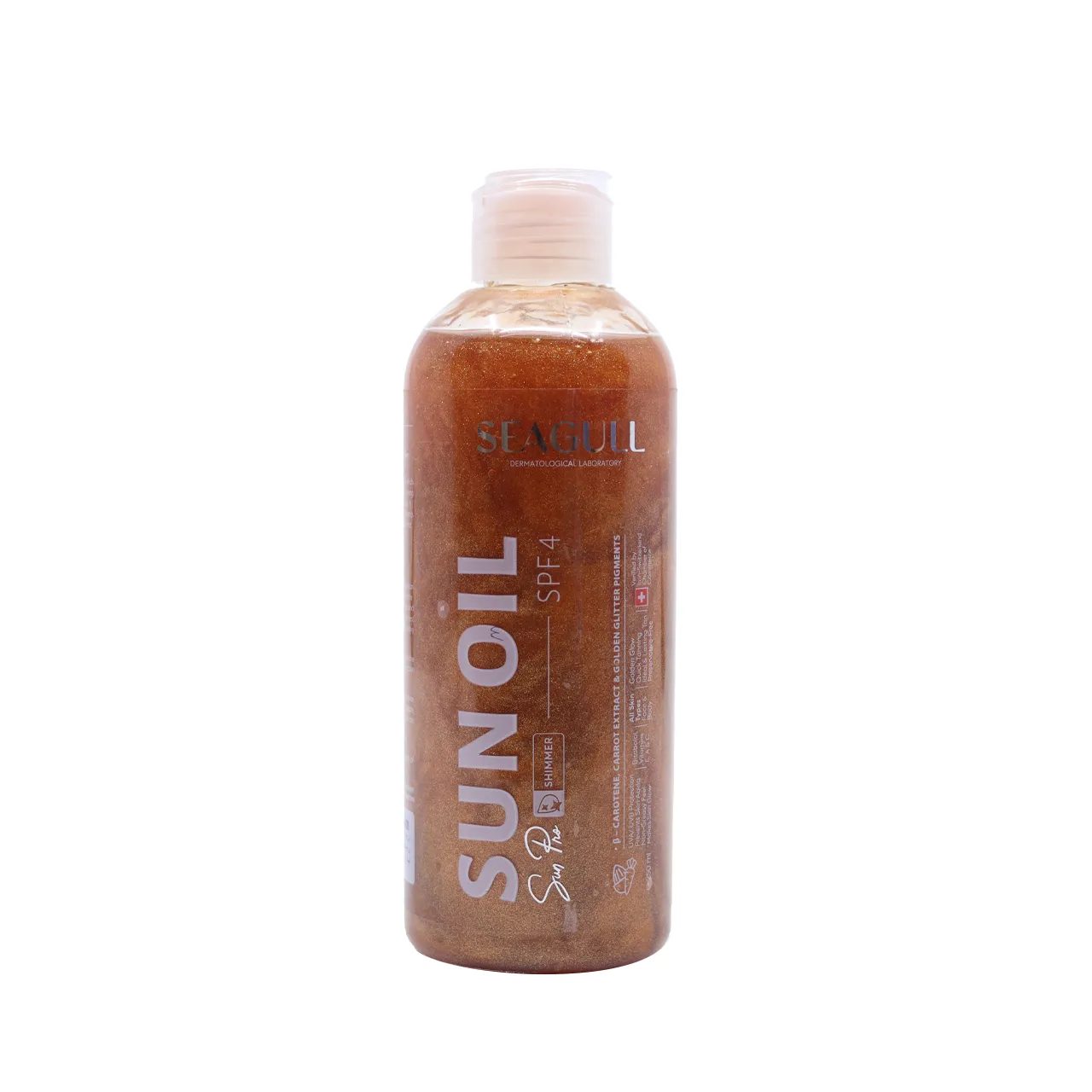 زيت شمس بلمعة ذهبية SPF 4