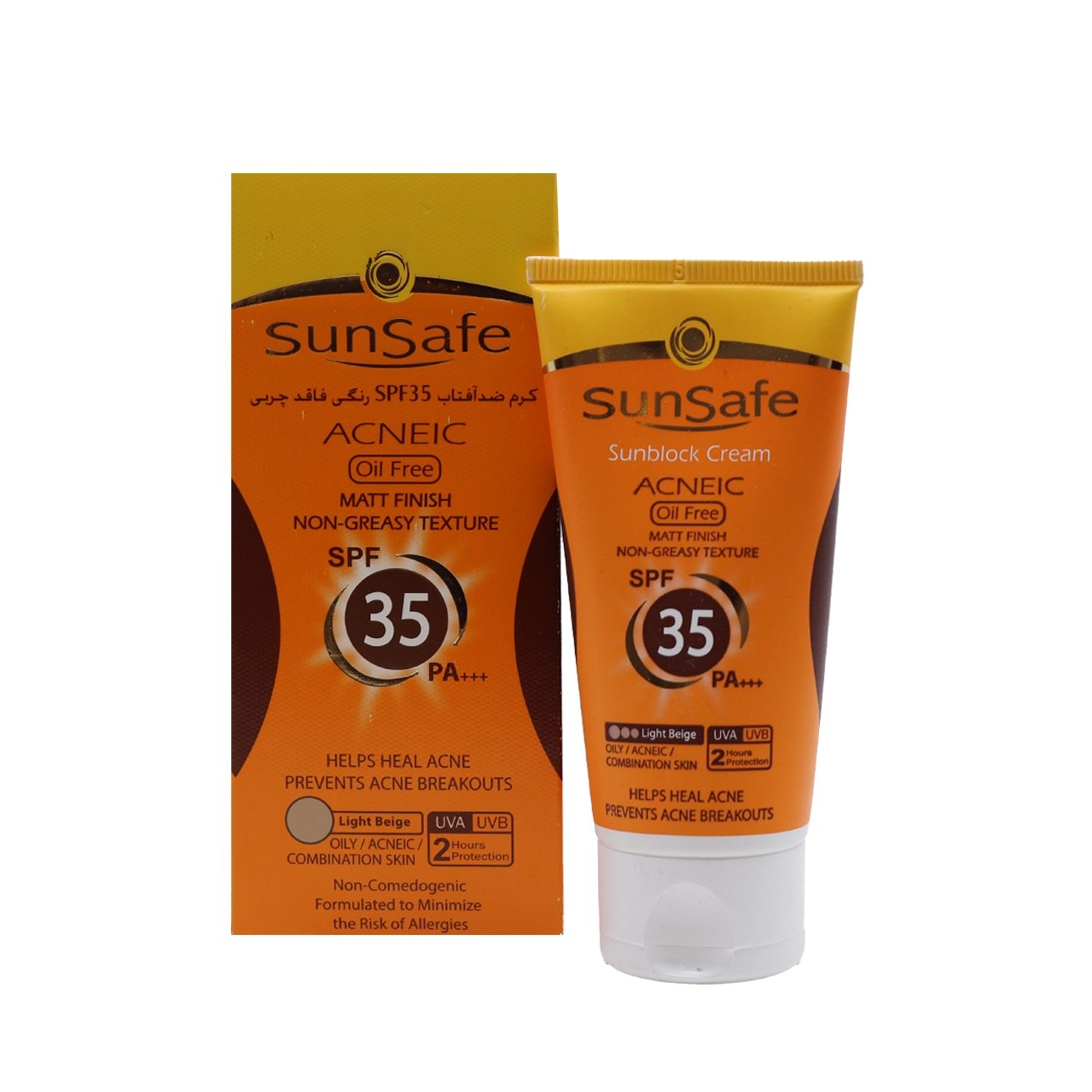 واقي شمس ملون خالٍ من الزيوت SPF35